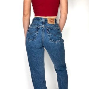 Vintage Levi’s Tapered 550 high rise Jeans